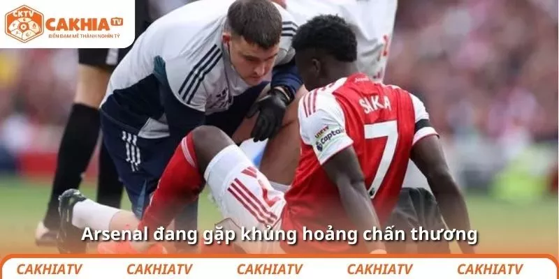 Arsenal đang gặp khủng hoảng chấn thương